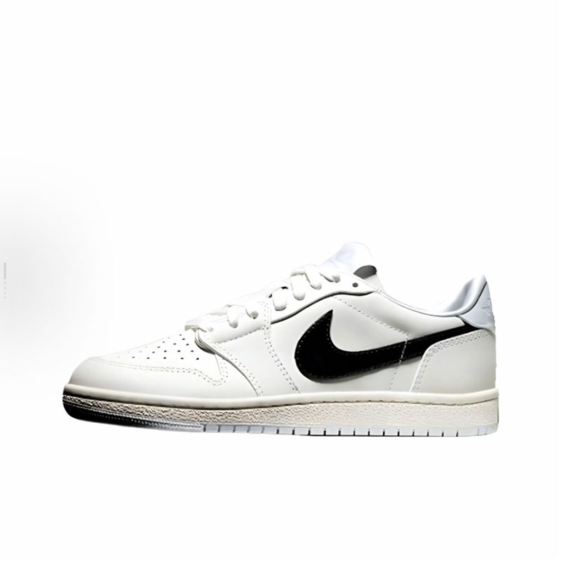 Air Jordan 1 Low AJ1白黑男子运动休闲舒适低帮篮球鞋DZ3140-100